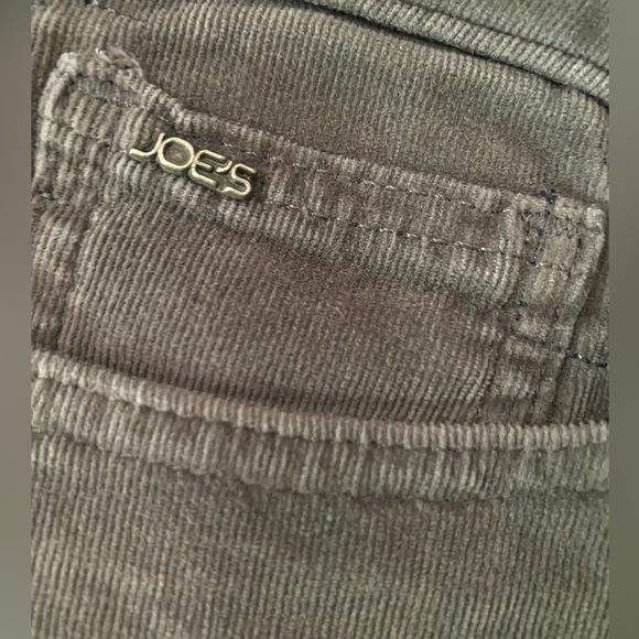 VTG Joe's Jeans Fit Skinny Vionaire Velvet Pinwale Corduroy Charcoal Size 28 - Picture 7 of 12